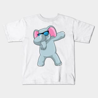 Elephant at Hip Hop Dance Dab Kids T-Shirt